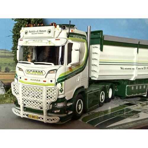 Tekno Tekno Scania Next Gen S520-V8 met 3-assige (resin) Langendorf kipper PATRICK VAN DER HOEVEN Tekno Tekno Scania Next Gen S520-V8 met 3-assige (resin) Langendorf kipper PATRICK VAN DER HOEVEN