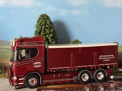 Tekno Tekno Scania Next Gen R770 rigid truck with opentop containers CHRISTIAN SOLEEN