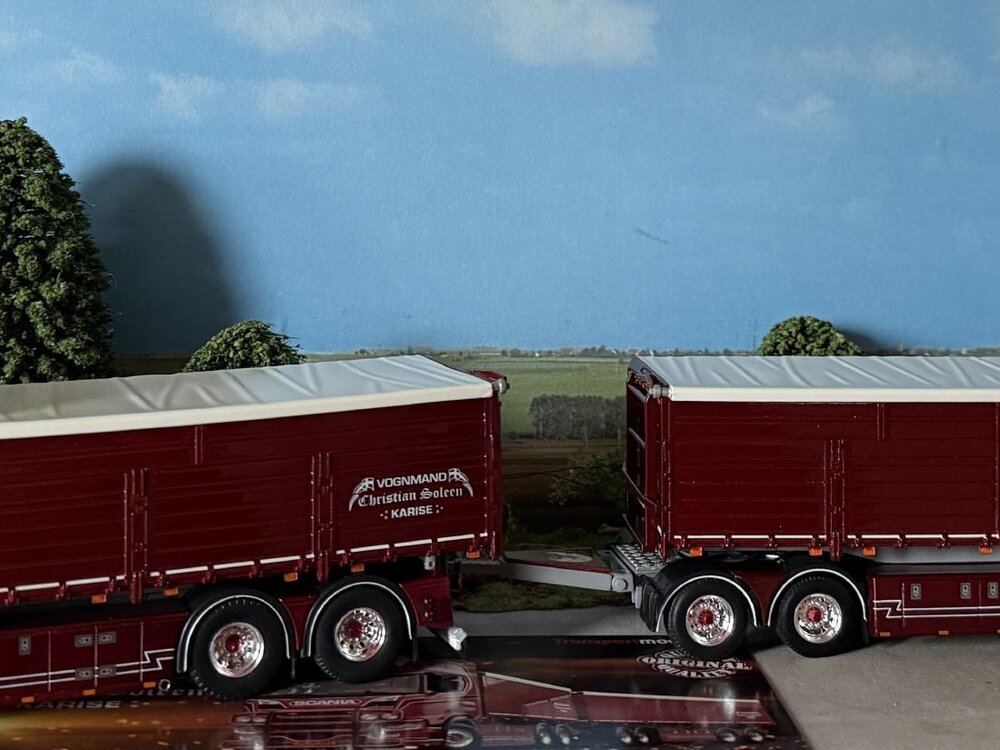 Tekno Tekno Scania Next Gen R770 rigid truck with opentop containers CHRISTIAN SOLEEN