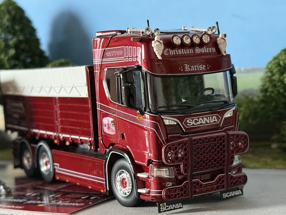 Tekno Tekno Scania Next Gen R770 rigid truck with opentop containers CHRISTIAN SOLEEN