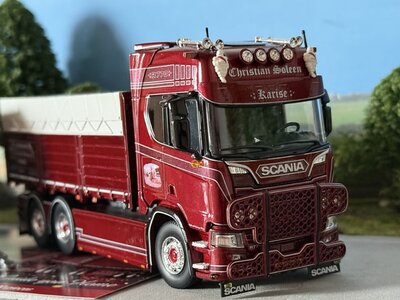 Tekno Tekno Scania Next Gen R770 rigid truck with opentop containers CHRISTIAN SOLEEN