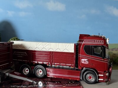 Tekno Tekno Scania Next Gen R770 rigid truck with opentop containers CHRISTIAN SOLEEN