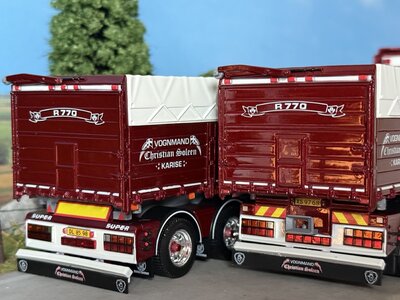 Tekno Tekno Scania Next Gen R770 rigid truck with opentop containers CHRISTIAN SOLEEN