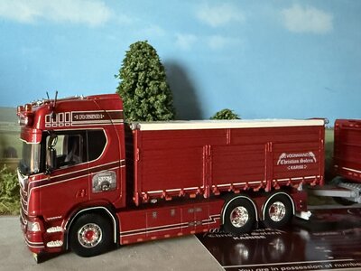 Tekno Tekno Scania Next Gen Highline rigid truck with 4-axle trailer CHRISTIAN SOLEEN