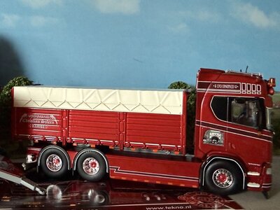 Tekno Tekno Scania Next Gen Highline rigid truck with 4-axle trailer CHRISTIAN SOLEEN