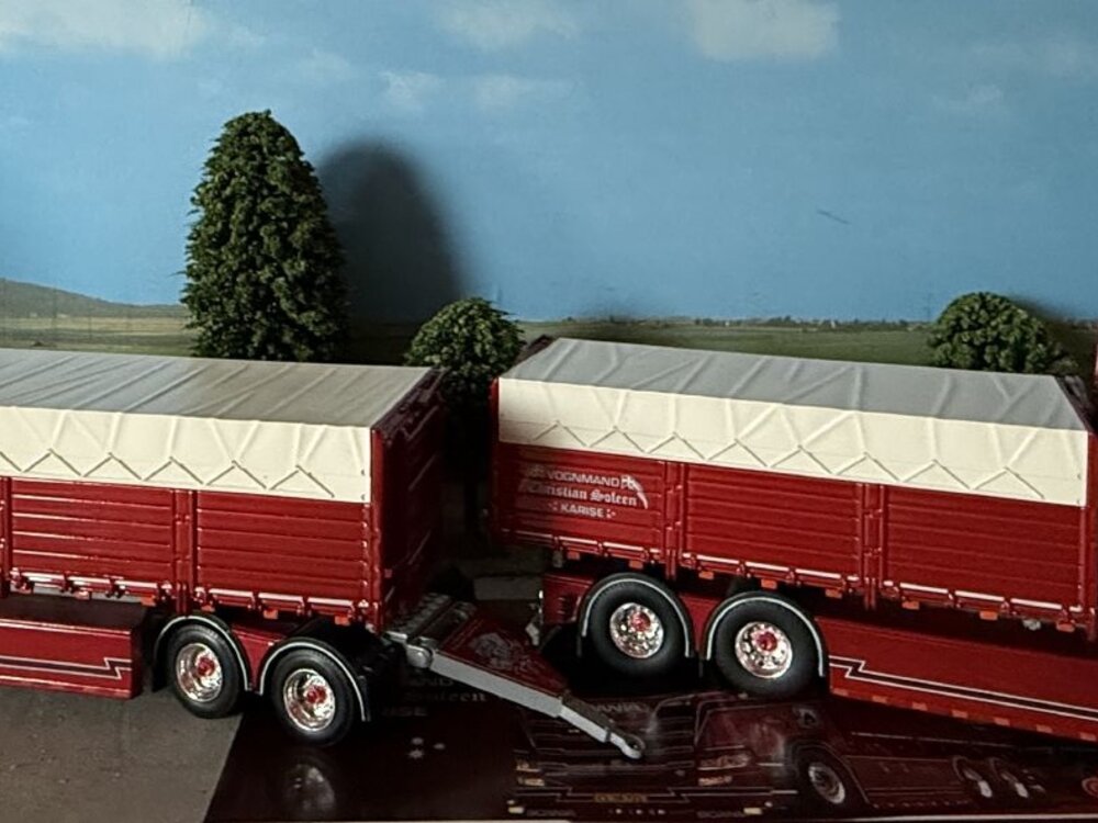 Tekno Tekno Scania Next Gen Highline rigid truck with 4-axle trailer CHRISTIAN SOLEEN