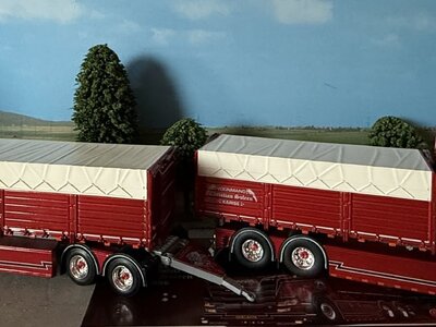 Tekno Tekno Scania Next Gen Highline rigid truck with 4-axle trailer CHRISTIAN SOLEEN