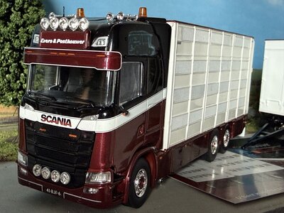 Tekno Tekno Scania S Highline live stock combination, rigid truck with trailer EVERS & POSTHOUWER Tekno Tekno Scania S Highline live stock combination, rigid truck with trailer EVERS & POSTHOUWER