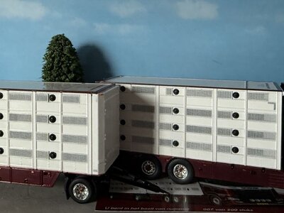 Tekno Tekno Scania S Highline vee-combinatie motorwagen met aanhanger EVERS & POSTHOUWER