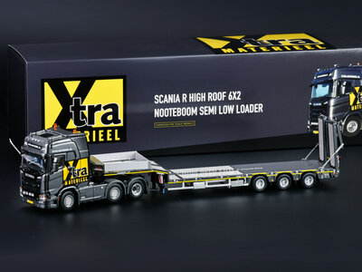 IMC IMC Scania R High Roof 6x2 with 3-axle Nooteboom semi lowloader XTRA MATERIEEL