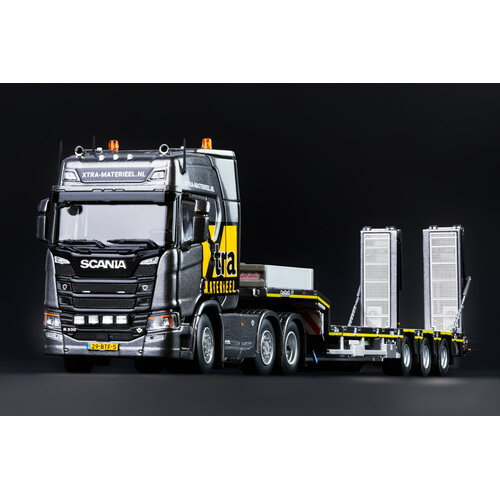 IMC IMC Scania R High Roof 6x2 with 3-axle Nooteboom semi lowloader XTRA MATERIEEL IMC IMC Scania R High Roof 6x2 with 3-axle Nooteboom semi lowloader XTRA MATERIEEL