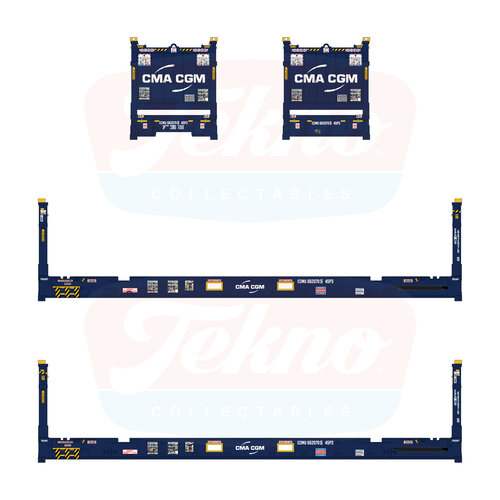 Tekno Tekno 40ft flatrack container TB CMA-CGM Tekno Tekno 40ft flatrack container TB CMA-CGM