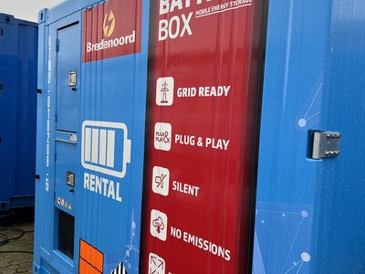 WSI WSI 10ft. container BATTERY BOX aggregaat lading BREDENOORD