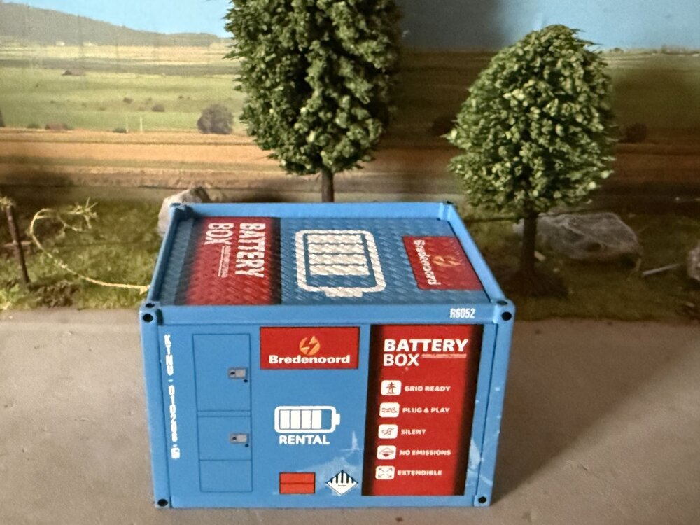 WSI WSI 10ft. container BATTERY BOX aggregaat load BREDENOORD
