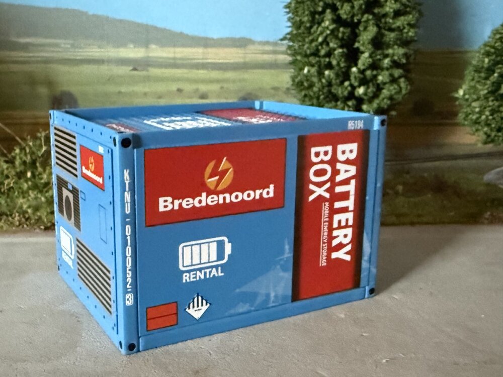 WSI WSI 10ft. container BATTERY BOX aggregaat load BREDENOORD