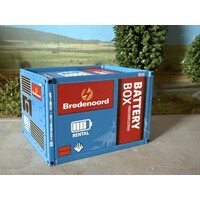 WSI 10ft. container BATTERY BOX aggregaat load BREDENOORD