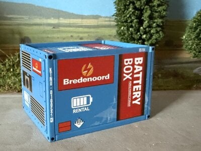 WSI WSI 10ft. container BATTERY BOX aggregaat load BREDENOORD