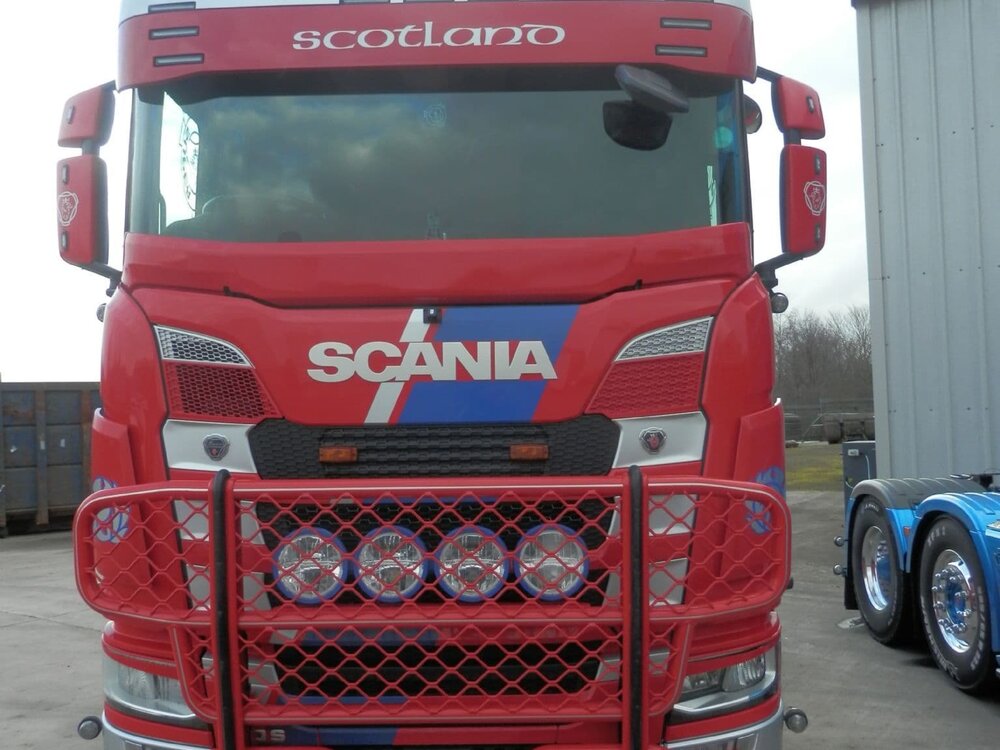 WSI WSI Volvo FH5 6x2 midlift & Scania S Lowline 6x2 tag axle Tractor set Stuart Nicol Transport SNT Scotland