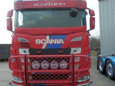 WSI WSI Volvo FH5 6x2 midlift & Scania S Lowline 6x2 tag axle Tractor set Stuart Nicol Transport SNT Scotland
