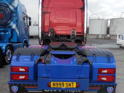 WSI WSI Volvo FH5 6x2 midlift & Scania S Lowline 6x2 tag axle Tractor set Stuart Nicol Transport SNT Scotland