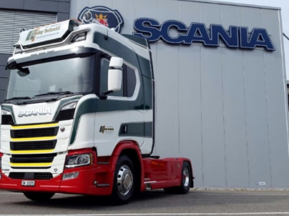 Tekno Tekno Scania Next Gen R-serie Highline met 20ft. container ROBY SCHMIDT