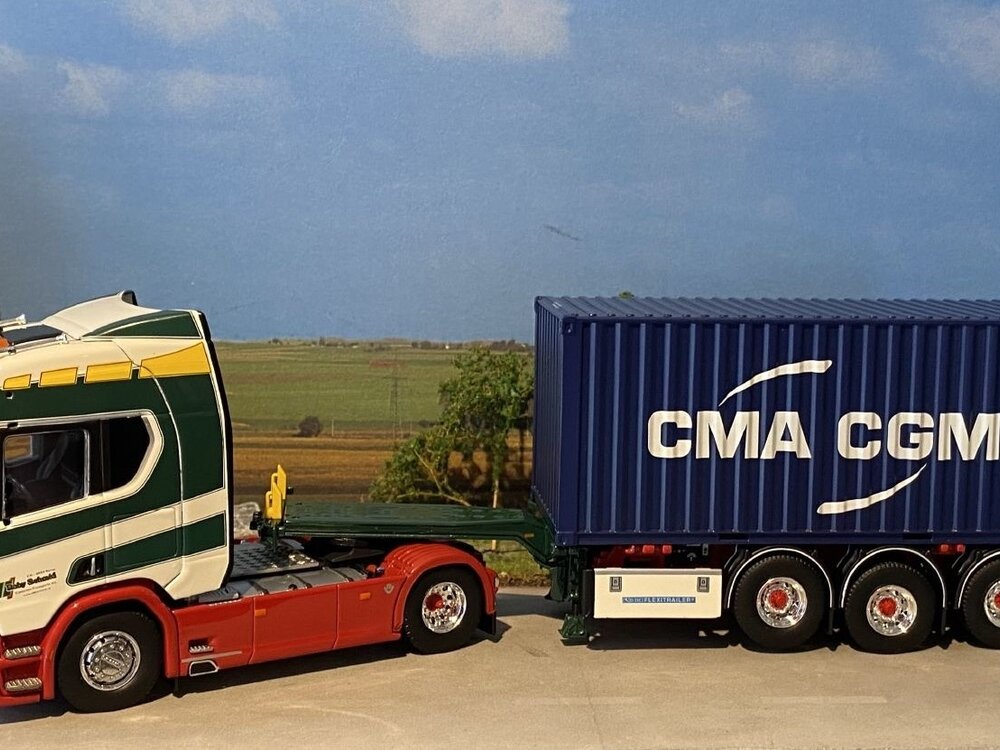 Tekno Tekno Scania Next Gen R-serie Highline met 20ft. container ROBY SCHMIDT