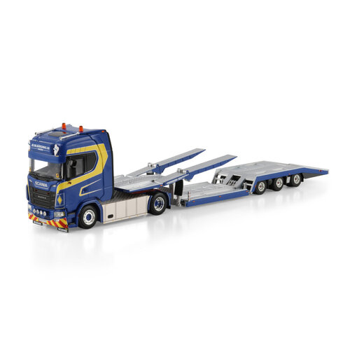 WSI WSI Scania S Highline 4x2 with 3-axle Truck transporter JB BILBÄRNING WSI WSI Scania S Highline 4x2 with 3-axle Truck transporter JB BILBÄRNING