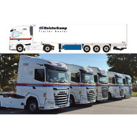 WSI DAF XG+ 4x2 with 3-axle reefer trailer HEISTERKAMP