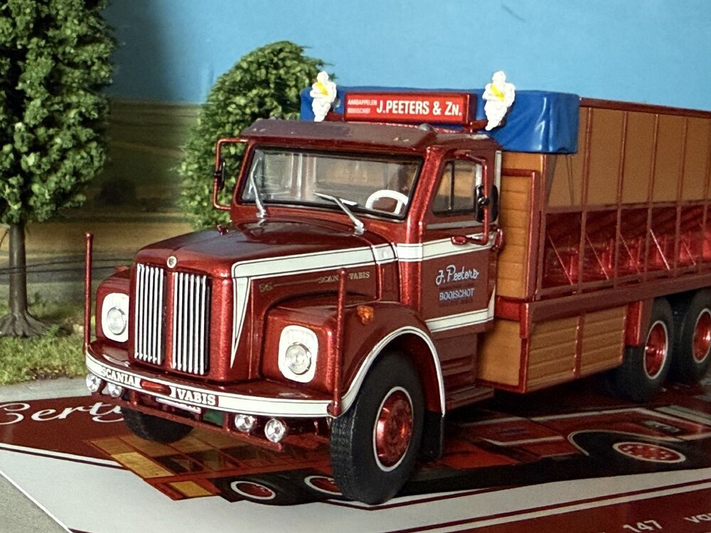 Tekno Tekno Scania L56 Riged truck  PEETERS