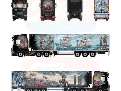 Tekno Tekno Scania NGS Highline 6x2 with 3-axle reefer trailer BYRKNES