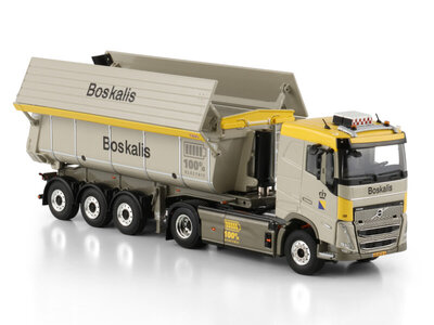WSI WSI Volvo FH5 sleeper cab electric 4x2 with 3-axle non steering tipper trailer BOSKALIS