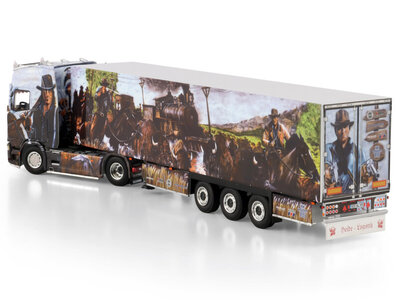 WSI WSI Scania S Highline 4x2 with 3-axle reefer trailer HEIDE LOGISTIK