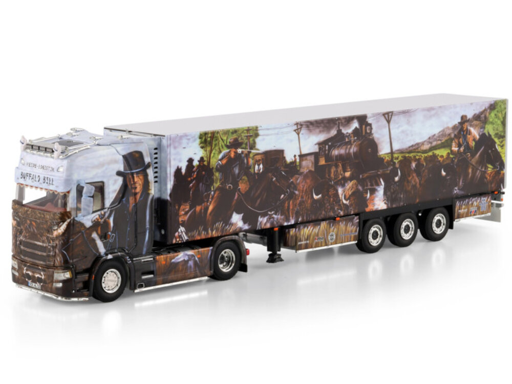 WSI WSI Scania S Highline 4x2 met 3-assige koeloplegger HEIDE LOGISTIK