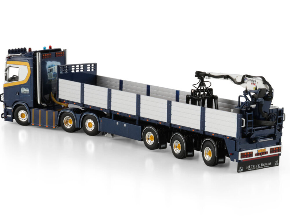 WSI WSI Scania S Normal 6x2 met 3-as stenen oplegger HENRI BAUMANN