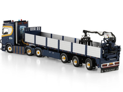 WSI WSI Scania S Normal 6x2 met 3-as stenen oplegger HENRI BAUMANN