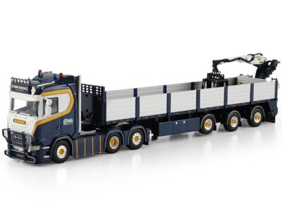 WSI WSI Scania S Normal 6x2 with 3-axle brick trailer HENRI BAUMANN WSI WSI Scania S Normal 6x2 with 3-axle brick trailer HENRI BAUMANN