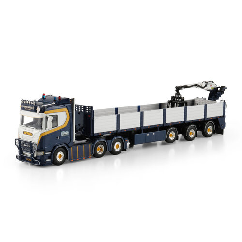 WSI WSI Scania S Normal 6x2 with 3-axle brick trailer HENRI BAUMANN WSI WSI Scania S Normal 6x2 with 3-axle brick trailer HENRI BAUMANN