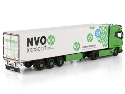 WSI WSI DAF XG+ 4x2 met  3-assige koeloplegger HEUVELMAN GSO