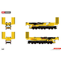 WSI Liebherr LTM 1400-6.1 mobile crane KUIPHUIS KRAANVERHUUR BV / Scale 1:87