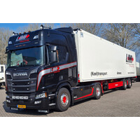 WSI Scania R Highline 4x2 with 3-axle reefer trailer  LIMI TRANS