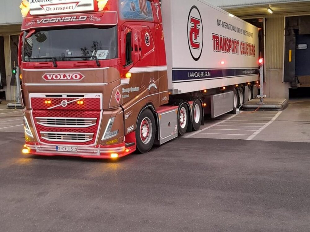 Tekno Tekno Volvo FH05 Globetrotter XL + 3 as zamac koeloplegger RONNY CEUSTERS