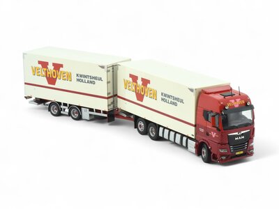 Tekno Tekno MAN TGX GX  Rigid truck with 2-axle reefer trailer VELTHOVEN