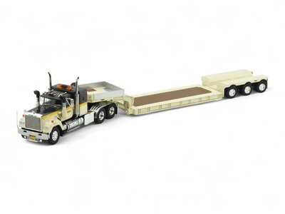 Tekno Tekno Mack RW Superliner 6x4 with 3-axle lowloader VAN DEN HERIK