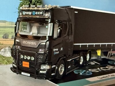 WSI WSI Scania S770 6x2 with 2-axle urban city trailer SYNERGY EXCEL Canterbury England WSI WSI Scania S770 6x2 with 2-axle urban city trailer SYNERGY EXCEL Canterbury England