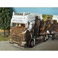 WSI Scania S Highline 4x2 with 3-axle reefer trailer HEIDE LOGISTIK