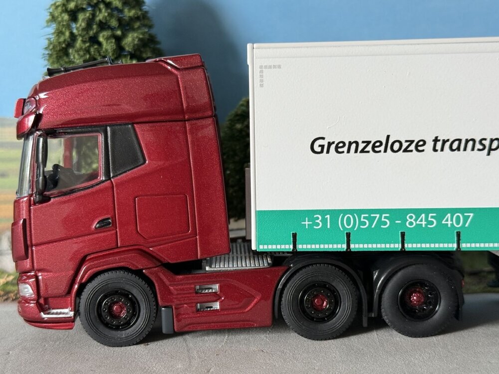 Cavallino Cavallino DAF XG+ met 3-as schuifzeilen oplegger GETRA TRANSPORT