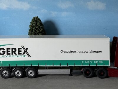 Cavallino Cavallino DAF XG+ met 3-as schuifzeilen oplegger GETRA TRANSPORT