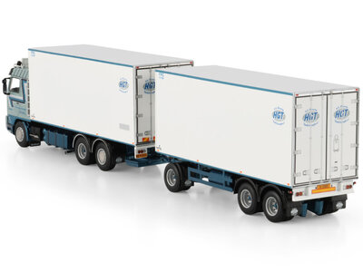 WSI WSI Scania 143M streamline motorwagen met 3-as aanhanger HGT