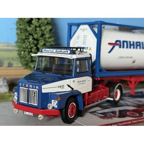 Tekno Tekno Scania 140 Torpedo with 2x Iso tankcontainer ANHALT