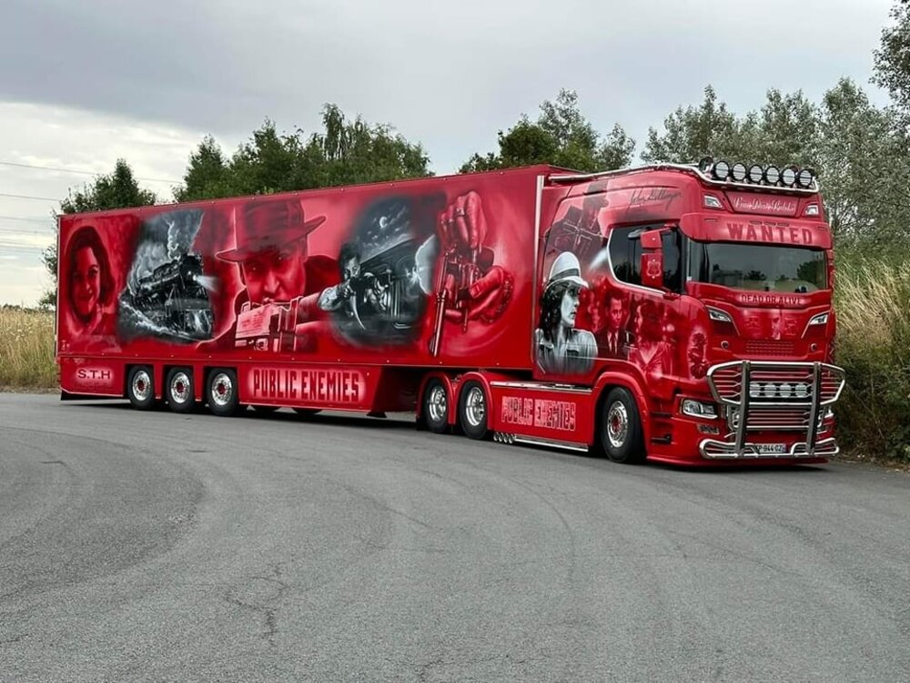 Tekno Tekno Scania Next Gen longline with 3-axle reefer trailer VANDENBULCKE STH